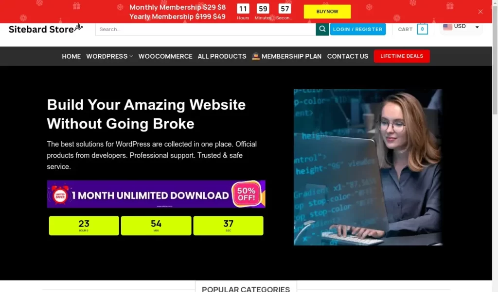 7 Best GPL Websites for WordPress in 2025 1 Sitebard store Sitebard Digital
