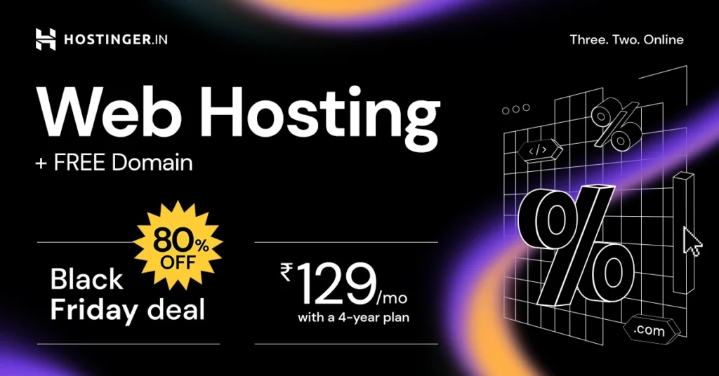 Hostinger Black Friday Deals