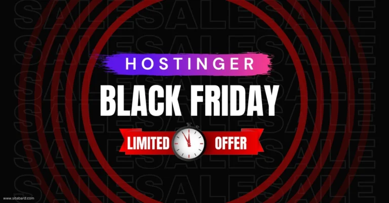 HOSTINGER Black Friday Deals Sale
