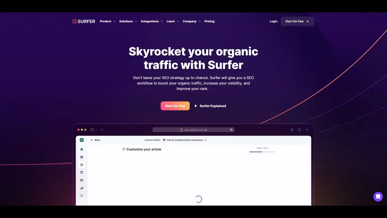 SurferSEO Ultimate Guide to Boosting Website's Rankings