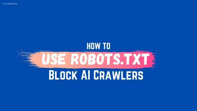 How to Use Robots.txt to Block AI Crawlers